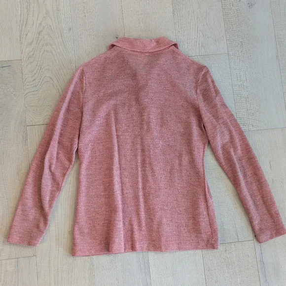 SPECKLE SALMON 1970's vintage button front shirt M - Picture 8 of 8